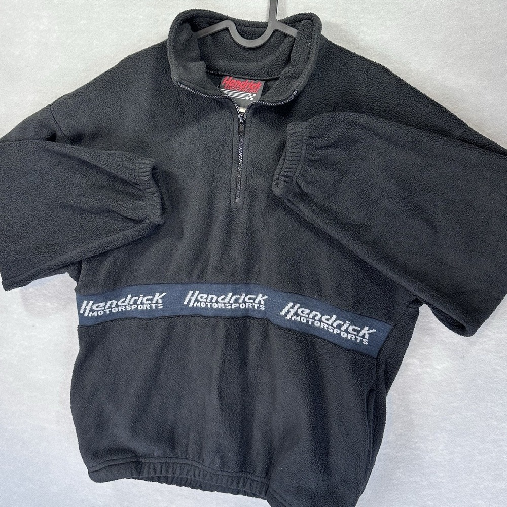 VTG Hendrick Motorsports Racing Fleece 1/4 Zip Jacket Made In USA NASCAR Mens M